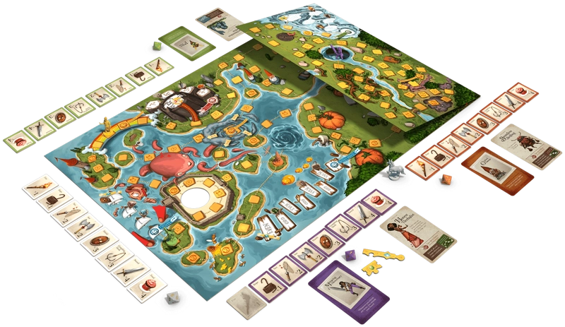 Настольная игра Key to the Kingdom (Ключ к Королевству) (EN), бренду Restoration Games, для 2-5 гравців, час гри < 30мин. - 2 - KUBIX 