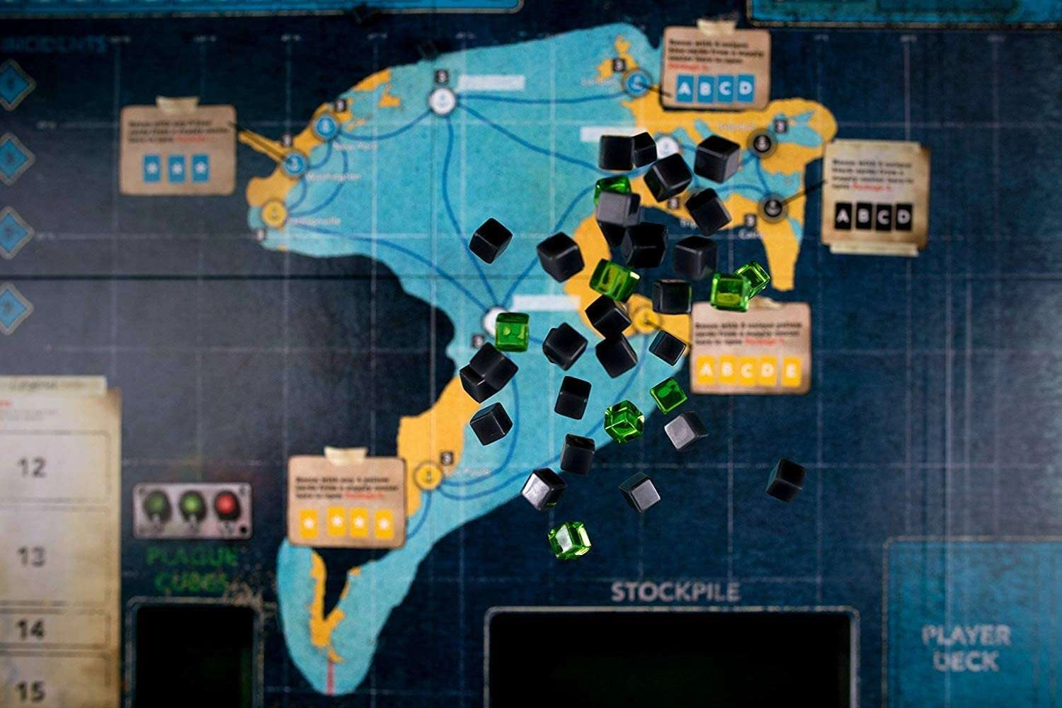 Настольная игра Pandemic: Legacy. Season 2 (Чёрная версия) (EN), для 2-4 гравців, час гри < 60мин. - 9 - KUBIX 