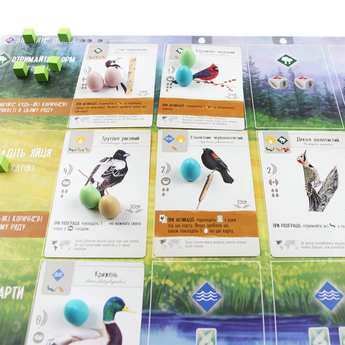 Настольная игра Крылья (Wingspan), бренду Игромаг, для 1-5 гравців, час гри < 60мин. - 9 - KUBIX 