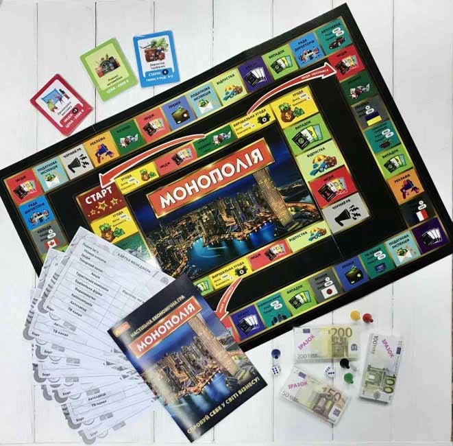 Настольная игра Монополия, бренду Ранок, для 2-6 гравців, час гри < 30мин. - 2 - KUBIX 