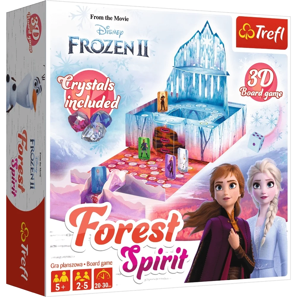 Настольная игра Холодное сердце 2: Лесной дух (Frozen 2 Disney: Forest Spirit), бренду Trefl, для 2-5 гравців, час гри < 30мин. - KUBIX