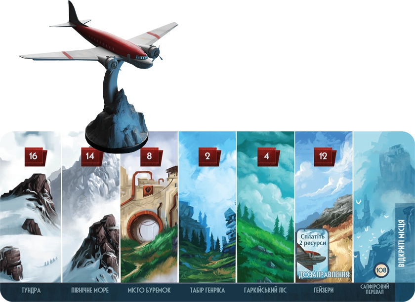 Настільна гра Сплячі Боги. Далекі небеса (Sleeping Gods: Distant Skies), бренду Games 7Days, для 1-4 гравців, час гри > 60хв. - 7 - KUBIX 