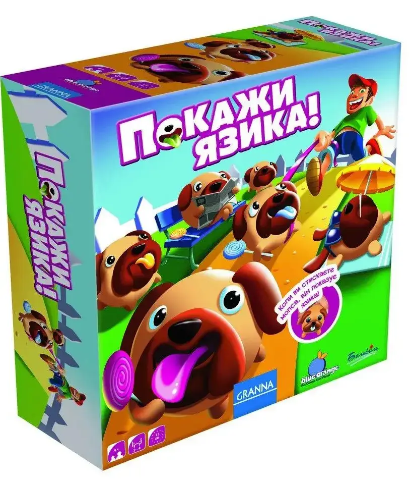 Настільна гра Покажи язика! , бренду Granna, для 2-4 гравців, час гри < 30хв. - KUBIX
