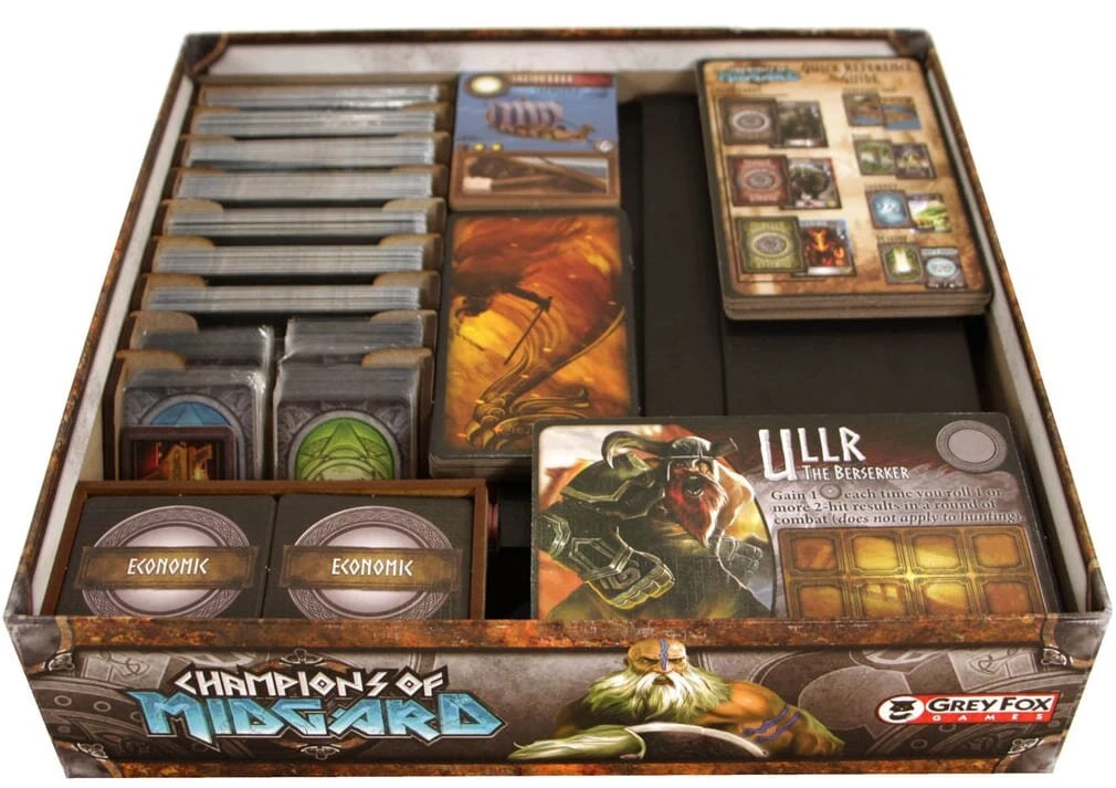  Органайзер для настільної гри Чемпіони Мідгарду (Organizer for boardgame Champions of Midgard), бренду Tower Rex - KUBIX