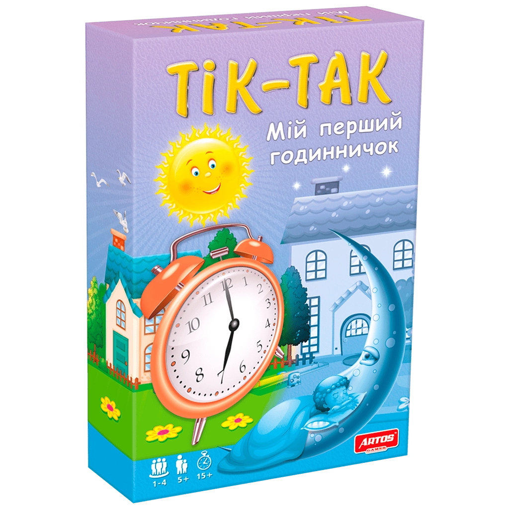 Настольная игра Тик-Так, для 1-4 гравців, час гри < 30мин. - 2 - KUBIX 