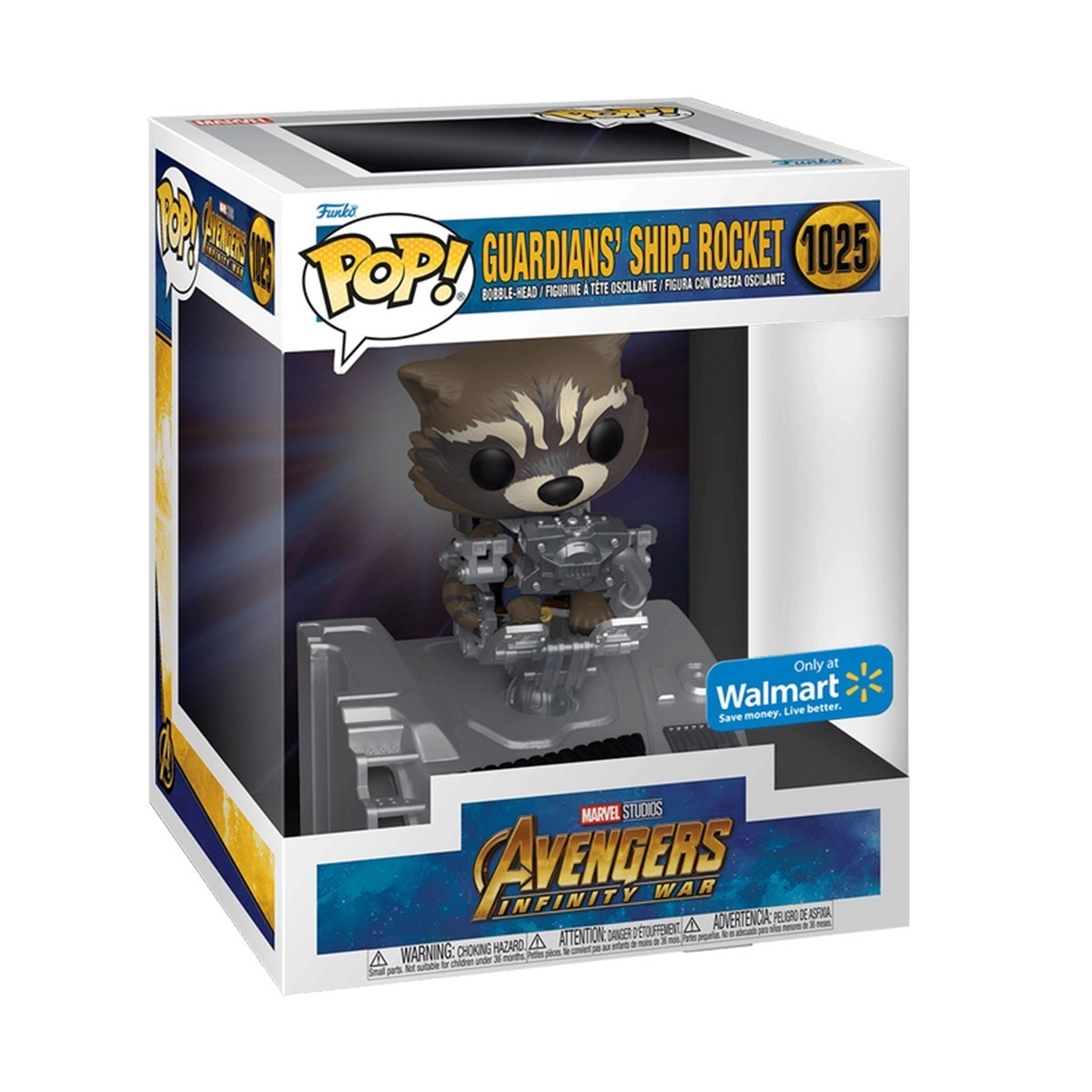 Игровая фигурка FUNKO POP! РАКЕТА НА КОРАБЛЕ (Guardians' ship Rocket) Guardians of the Galaxy: #1025, бренду Funko - 3 - KUBIX 