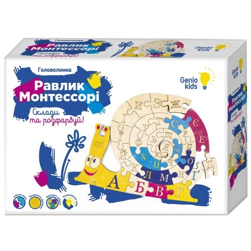 Пазл Улитка Монтессори - KUBIX