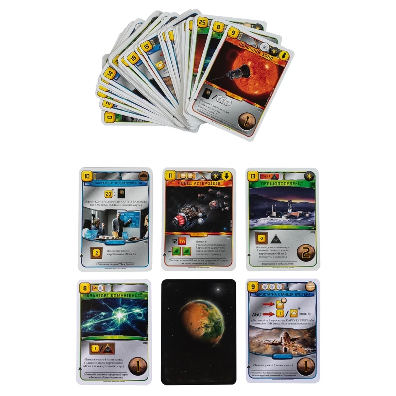 Настільна гра Тераформування Марса: Колонії (Terraforming Mars: Colonies), бренду Kilogames, для 1-5 гравців, час гри > 60хв. - 8 - KUBIX 