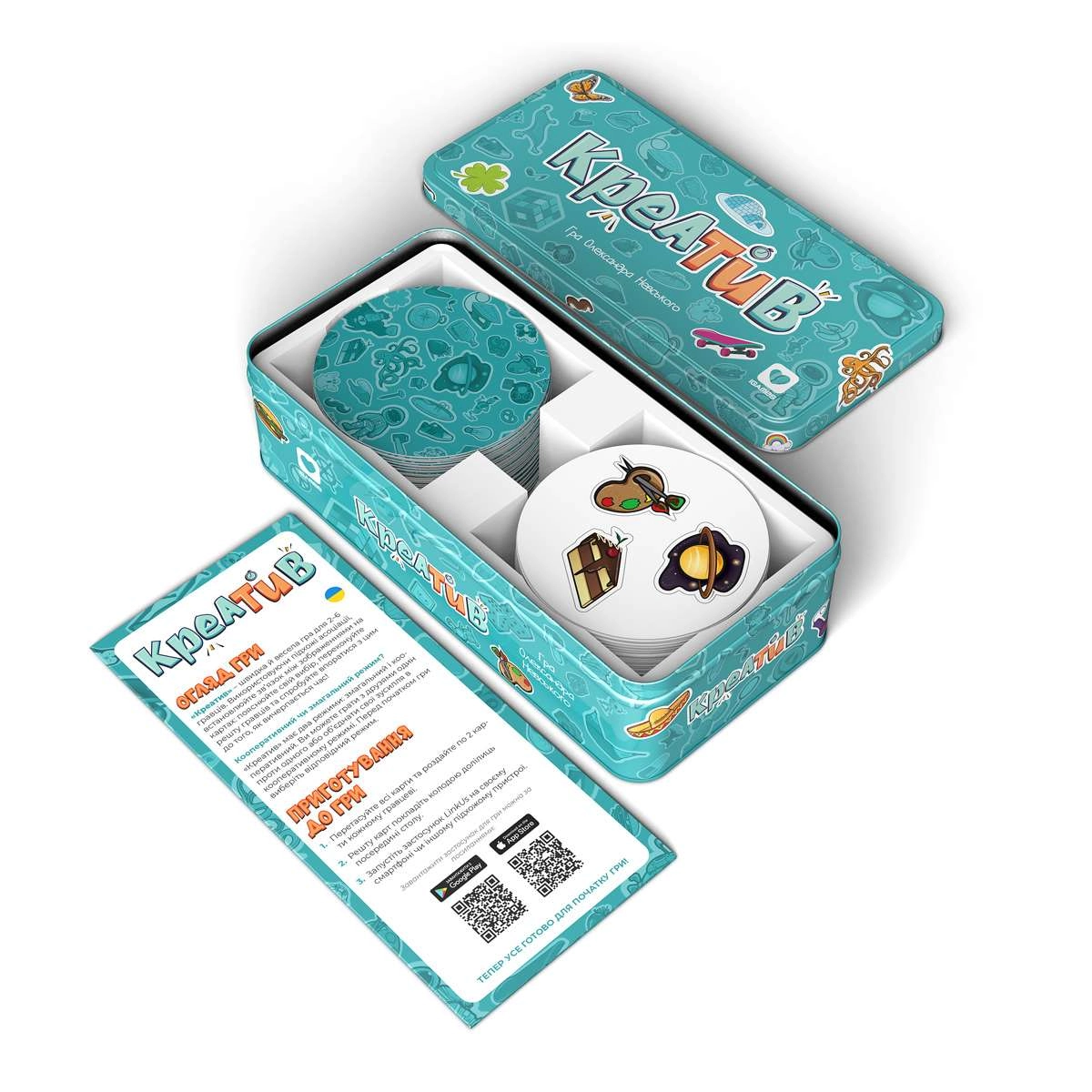 Настольная игра Креатив (LinkUs), бренду IGAMES, для 2-6 гравців, час гри < 30мин. - 4 - KUBIX 