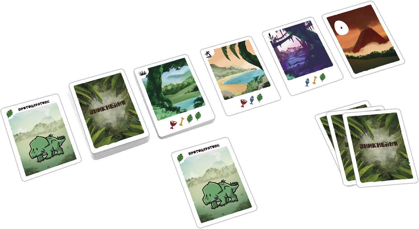 Настільна гра Зникнення (Extincion!), бренду Games 7Days, для 2-6 гравців, час гри < 30хв. - 5 - KUBIX 