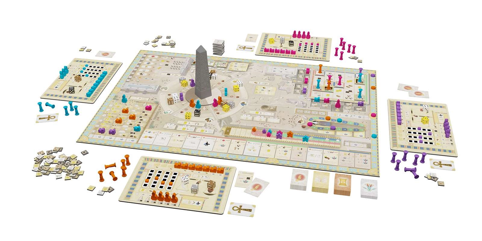 Настольная игра Tekhenu: Obelisk of the Sun (Текхену: Обелиск солнца) (EN), бренду Board and Dice, для 1-4 гравців, час гри < 60мин. - 2 - KUBIX 