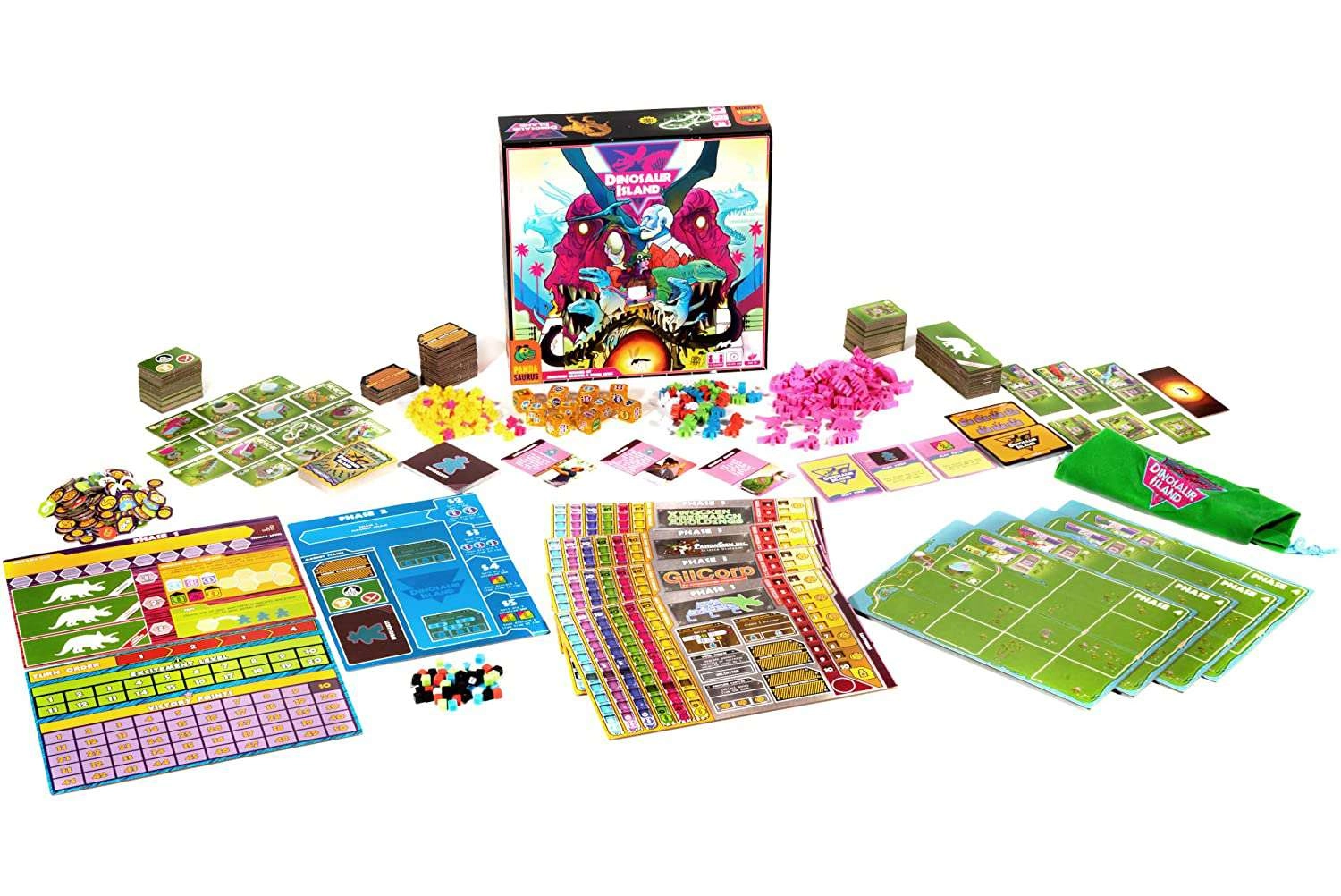 Настольная игра Остров Диносауров (Dinosaur Island) (EN), для 1-4 гравців, час гри > 60мин. - 8 - KUBIX 