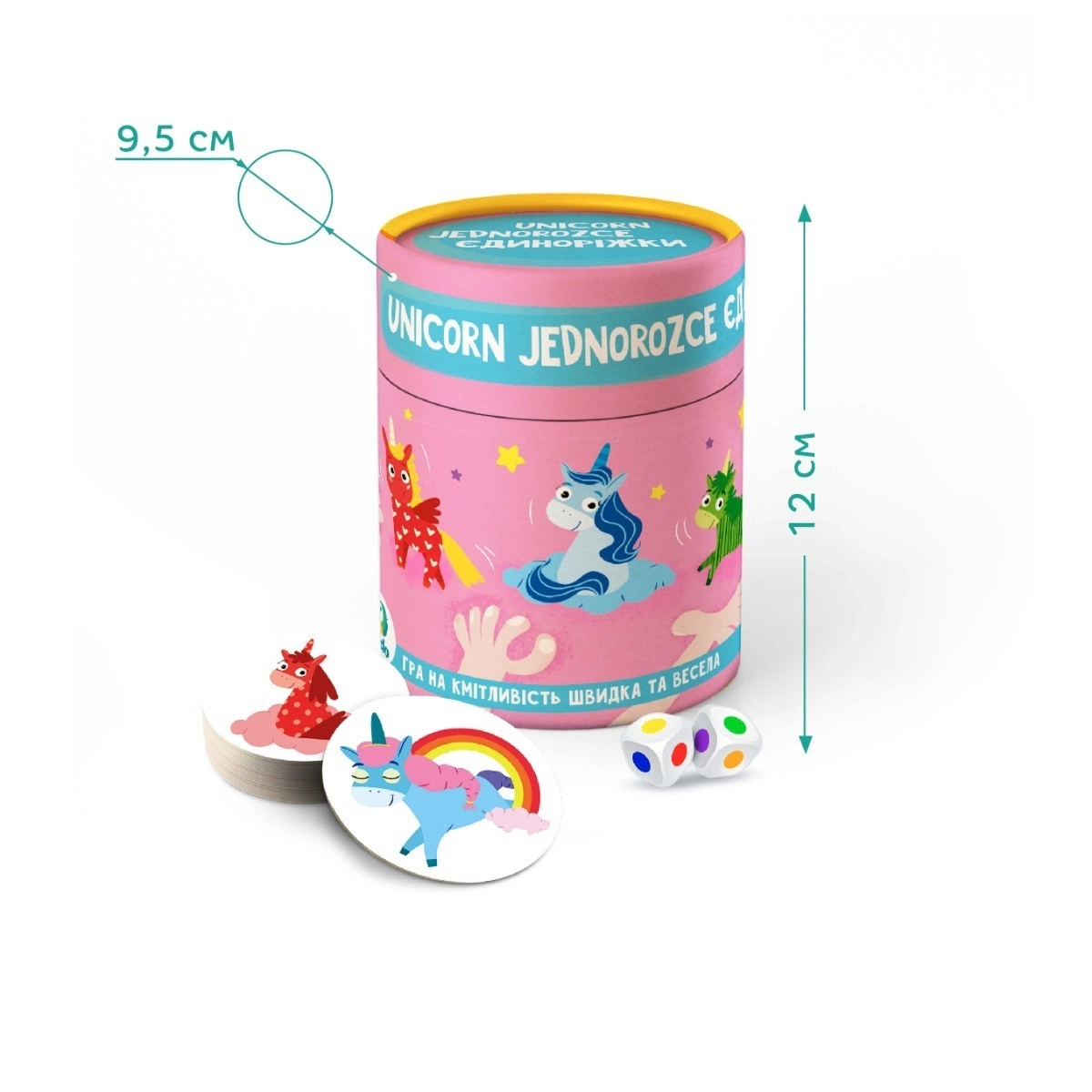Настольная игра Единороги, бренду DODO TOYS, для 1-5 гравців, час гри < 30мин. - 3 - KUBIX 