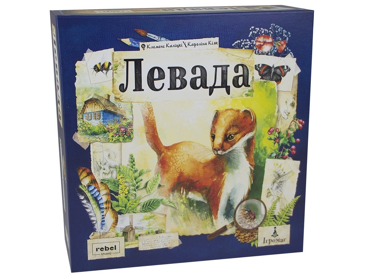Настільна гра Левада (Meadow), бренду Ігромаг, для 1-4 гравців, час гри < 60хв. - KUBIX