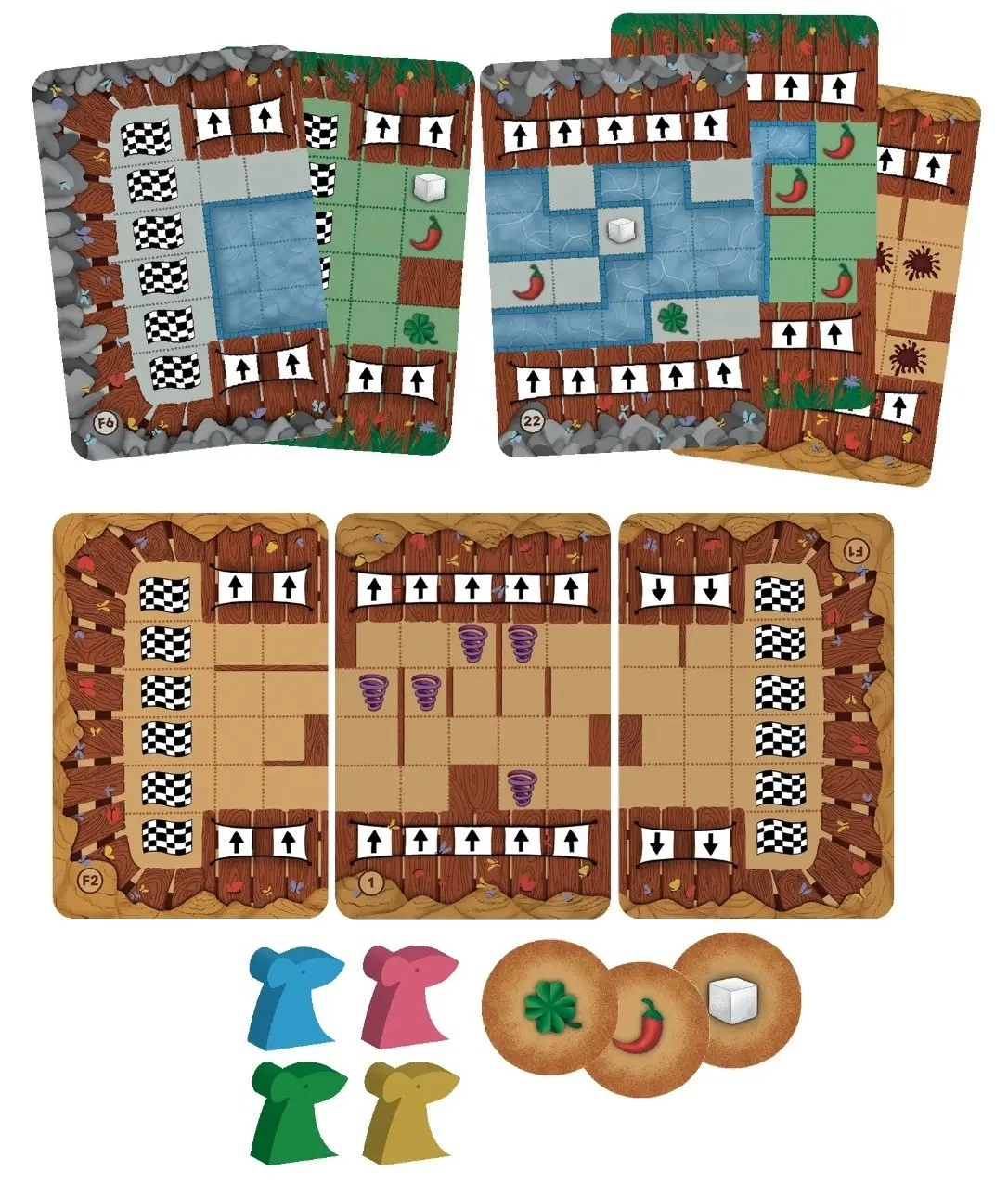 Настольная игра Щур де Франс (Rat de France), бренду Lord of Boards, для 2-4 гравців, час гри < 30мин. - 3 - KUBIX 
