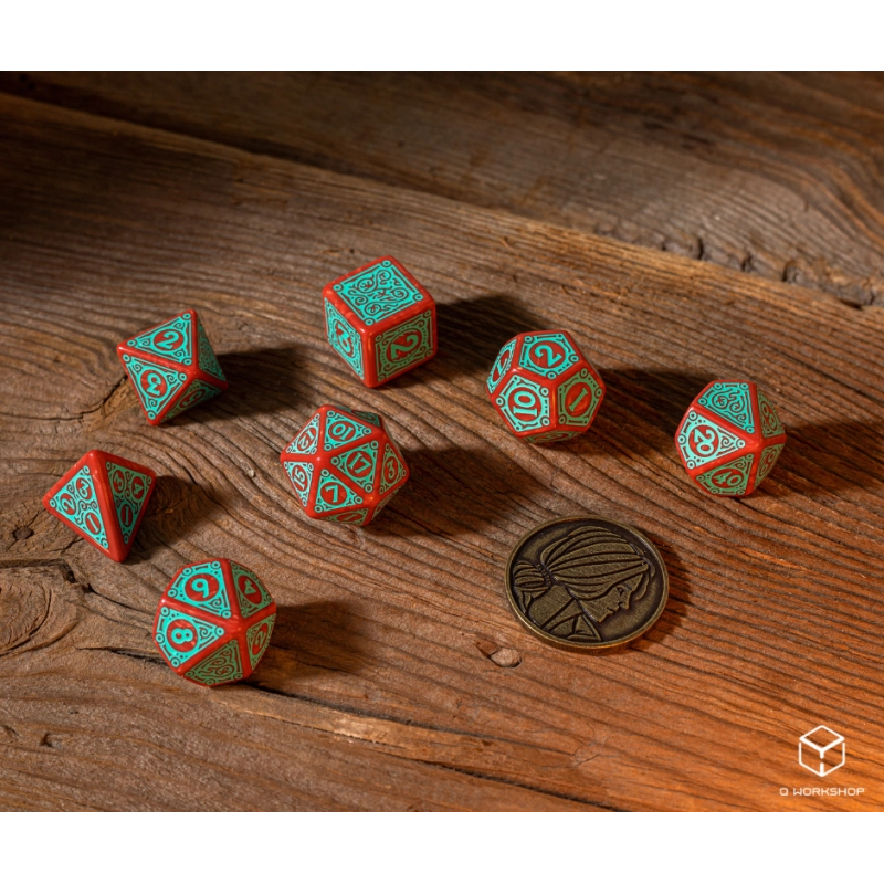 Набір кубиків The Witcher Dice Set. Triss - Merigold the Fearless - 2 - KUBIX 
