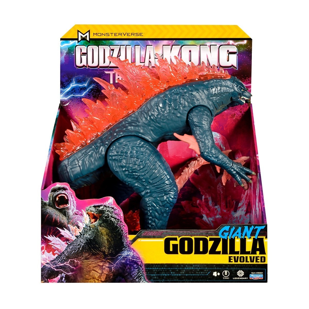 Фигурка GODZILLA X. KONG – ГОДЗИЛЛА ГИГАНТ (28 см), бренду MonsterVerse - 3 - KUBIX 