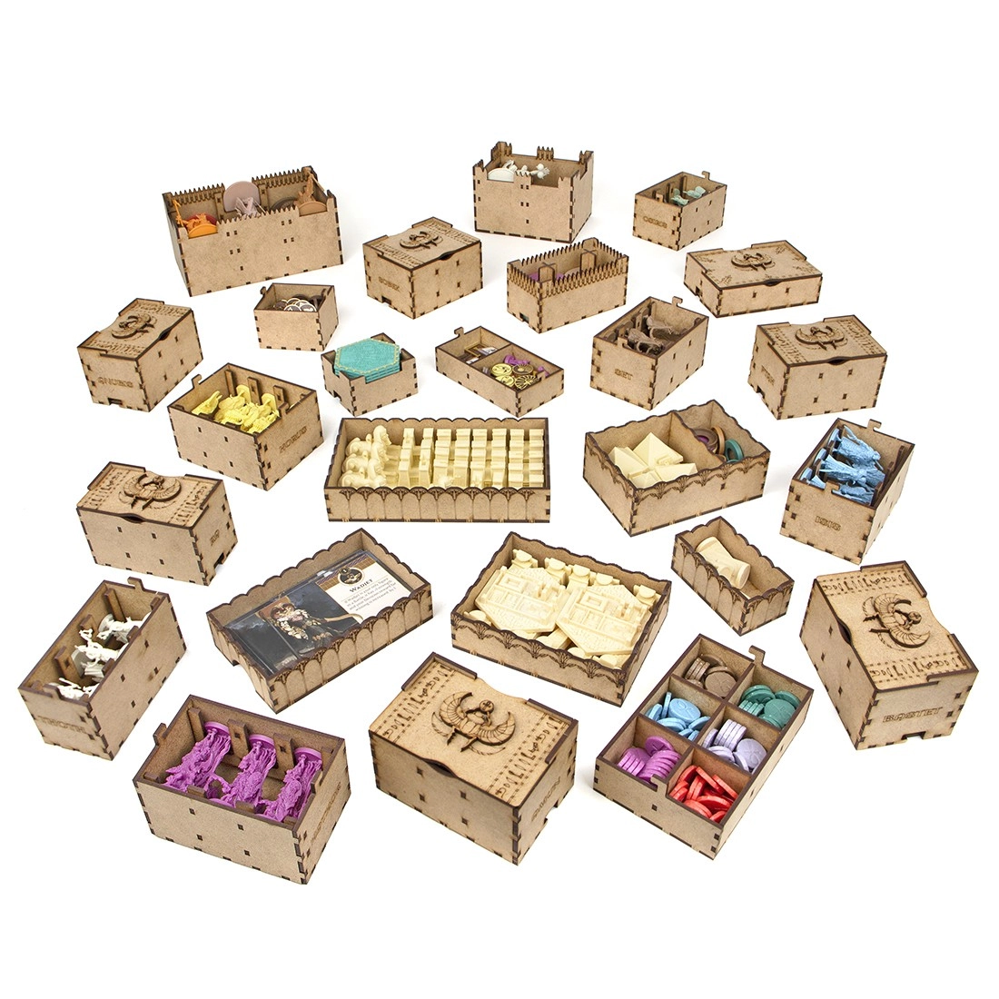 Органайзер для настільної гри Анкх: Боги Єгипту + доповнення (Organizer for boardgame Ankh: Gods of Egypt All In), бренду Tower Rex - 13 - KUBIX 