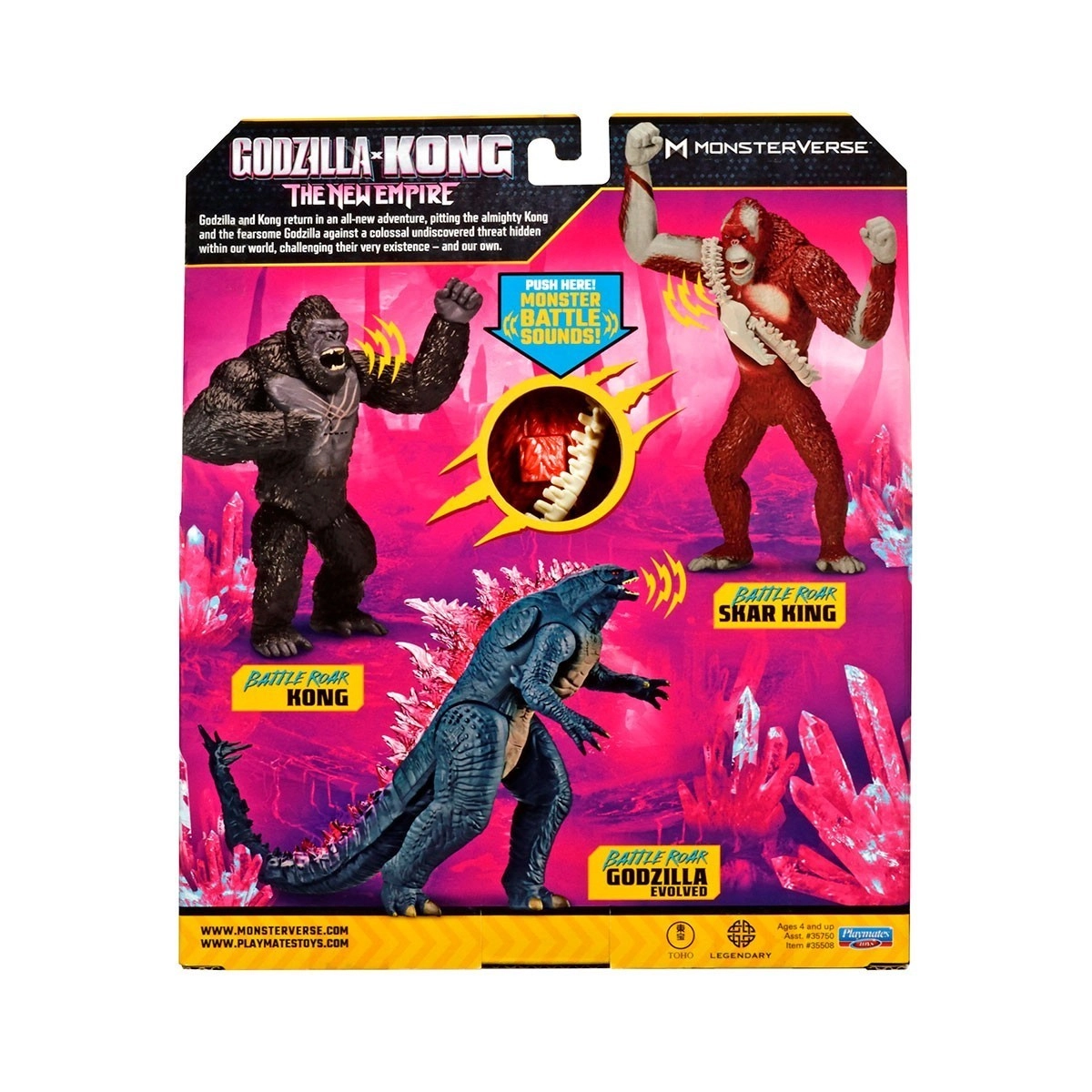 Фигурка GODZILLA X KONG – СКАР КИНГ ГОТОВ К БОЮ (18 см), бренду MonsterVerse - 5 - KUBIX 