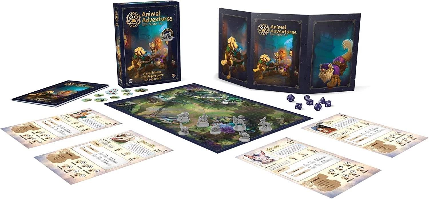 Настільна гра Animal Adventures RPG Starter Set (EN), бренду Steamforged Games Ltd., для 2-9 гравців, час гри < 60хв. - 3 - KUBIX 