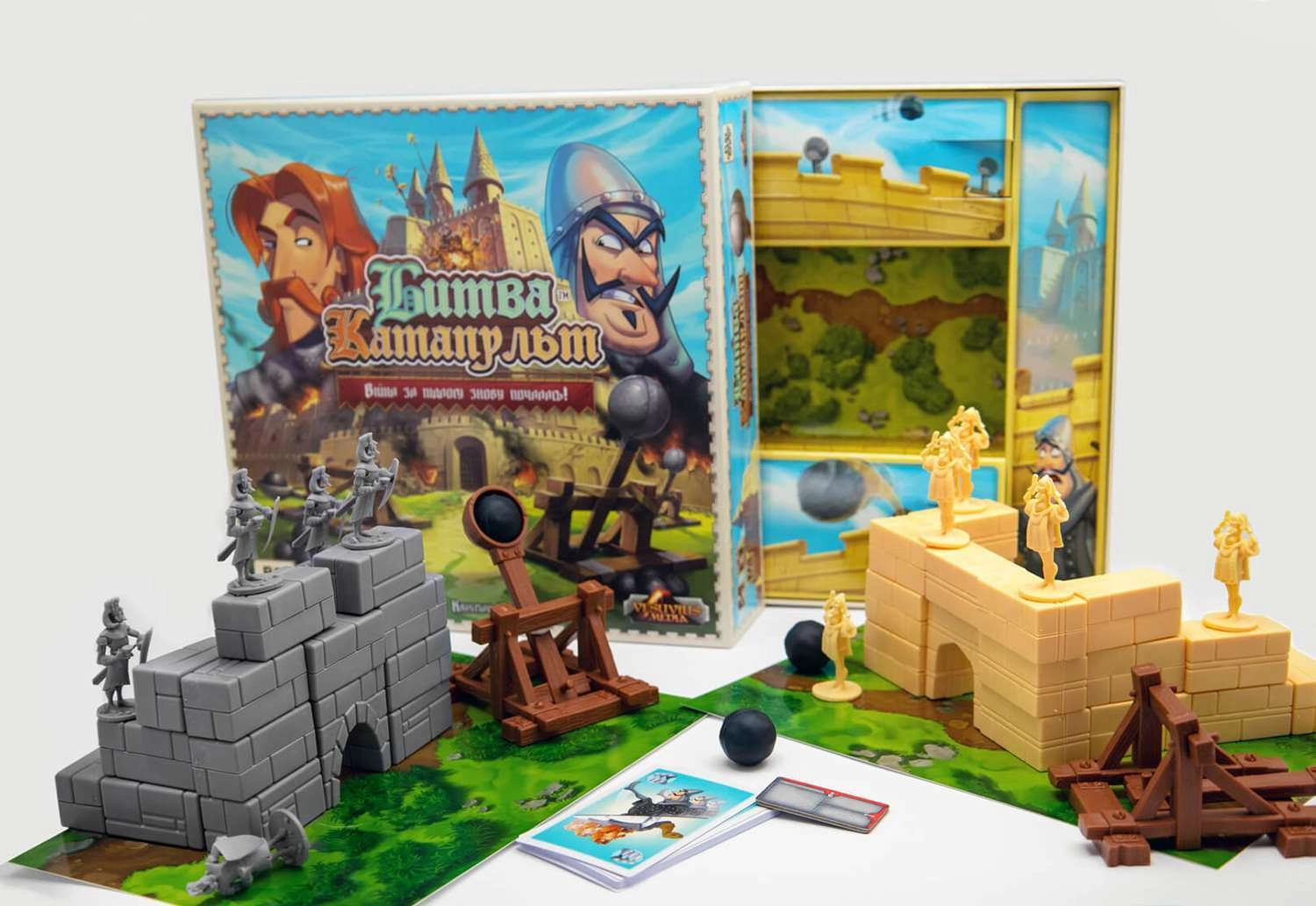Настольная игра Битва Катапульт (Catapult Feud), бренду Fun Games Shop, для 2-2 гравців, час гри < 30мин. - 3 - KUBIX 