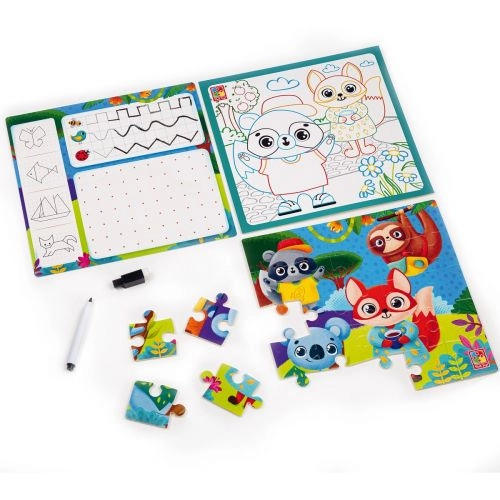 Настольная игра Набор 4в1. Животные, бренду Vladi Toys, для 1-2 гравців - 2 - KUBIX 