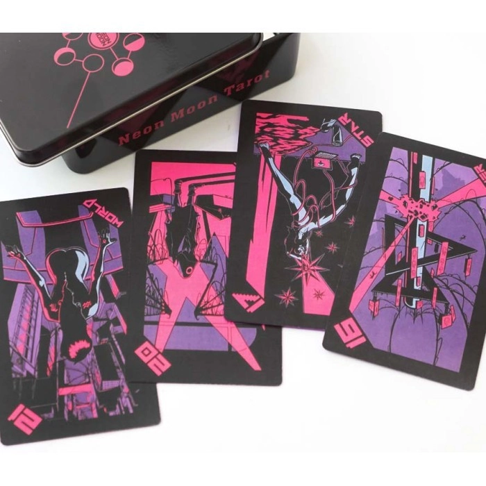 Карты ТАРО Неоновый месяц Neon Moon Tarot - 4 - KUBIX 