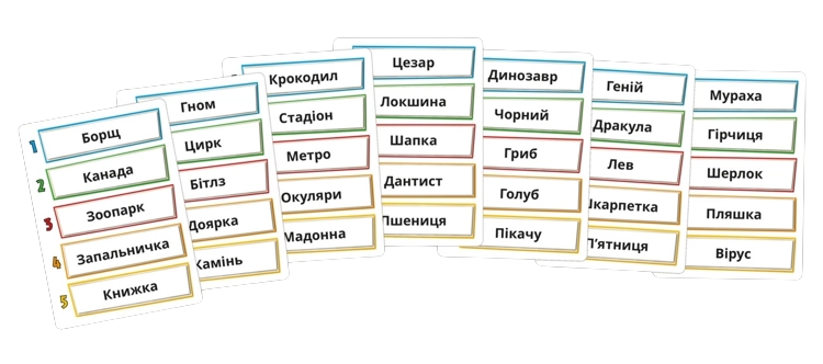 Настільна гра Одним словом (Just One), бренду Geekach Games, для 3-7 гравців, час гри < 30хв. - 5 - KUBIX 