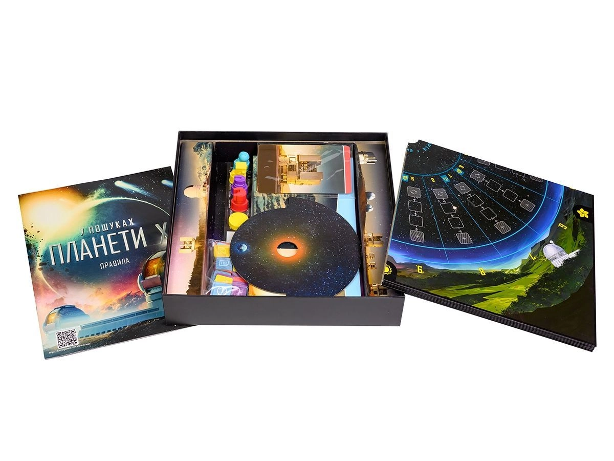 Настільна гра У пошуках планети Х (The Search for Planet X), бренду Ігромаг, для 1-4 гравців, час гри < 60хв. - 9 - KUBIX 