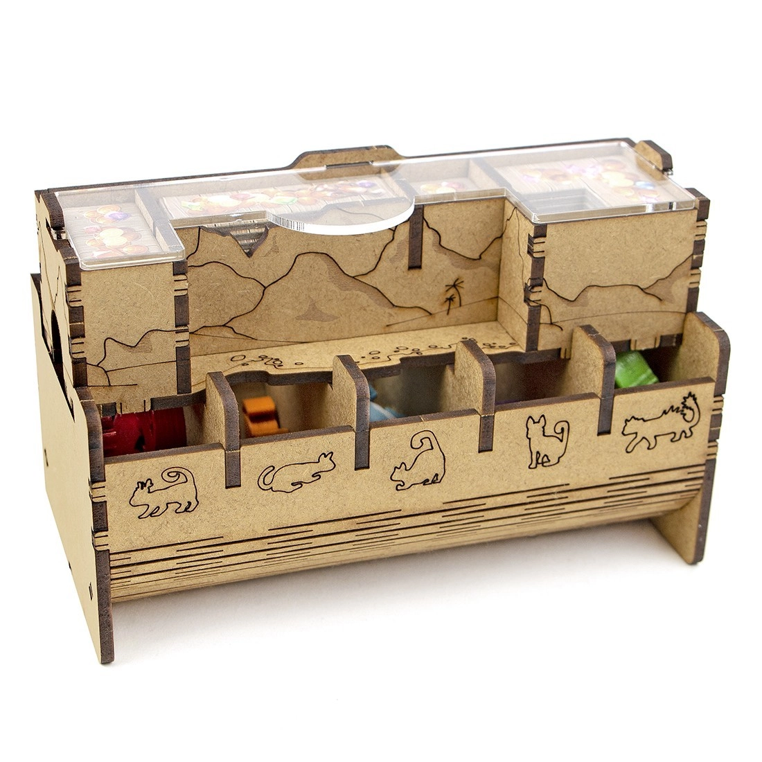 Органайзер для настольной игры Остров Котов (Organizer for boardgame Isle of Cats), бренду Tower Rex - 4 - KUBIX 