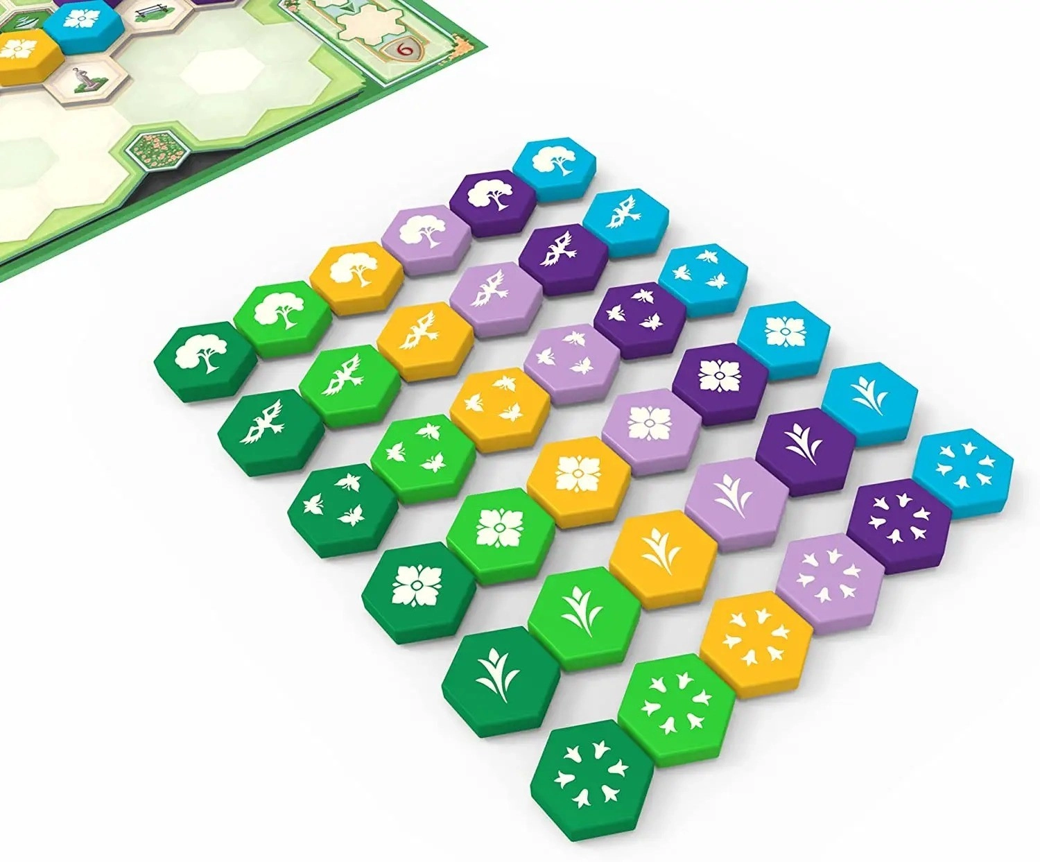 Настільна гра Азул. Сад королеви (Azul Queen's Garden), бренду Next Move Games, для 2-4 гравців, час гри < 30хв. - 4 - KUBIX 