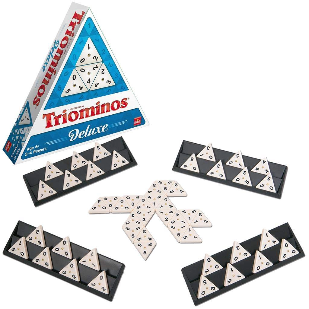 Настольная игра Тримино. Делюкс (EN) (Triominos: Deluxe), бренду Goliath Games, для 2-4 гравців, час гри < 30мин. - 2 - KUBIX 