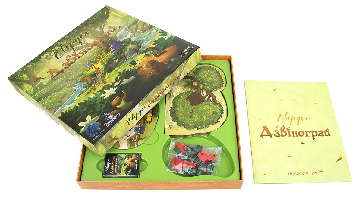Настольная игра Эвердел. Звонограй (Everdell: Bellfaire), бренду Игромаг, для 1-6 гравців, час гри < 60мин. - 3 - KUBIX 