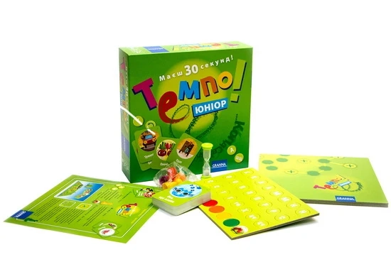 Настольная игра Темпо! Юниор, бренду Granna, для 2-10 гравців, час гри < 30мин. - 2 - KUBIX