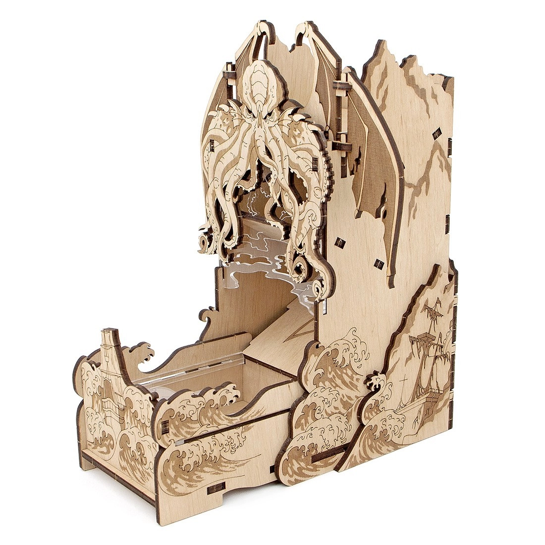 Башня для кубиков Залив Ктулху (Dice Tower. Cthulhu's Bay), бренду Tower Rex - KUBIX