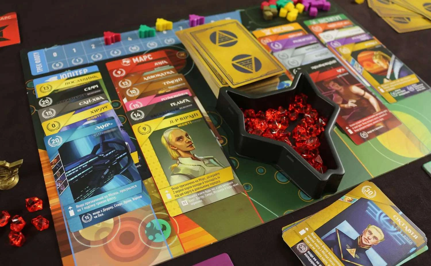 Настольная игра «Красный Рассвет» (Red Rising), бренду Geekach Games, для 1-6 гравців, час гри > 60мин. - 7 - KUBIX 