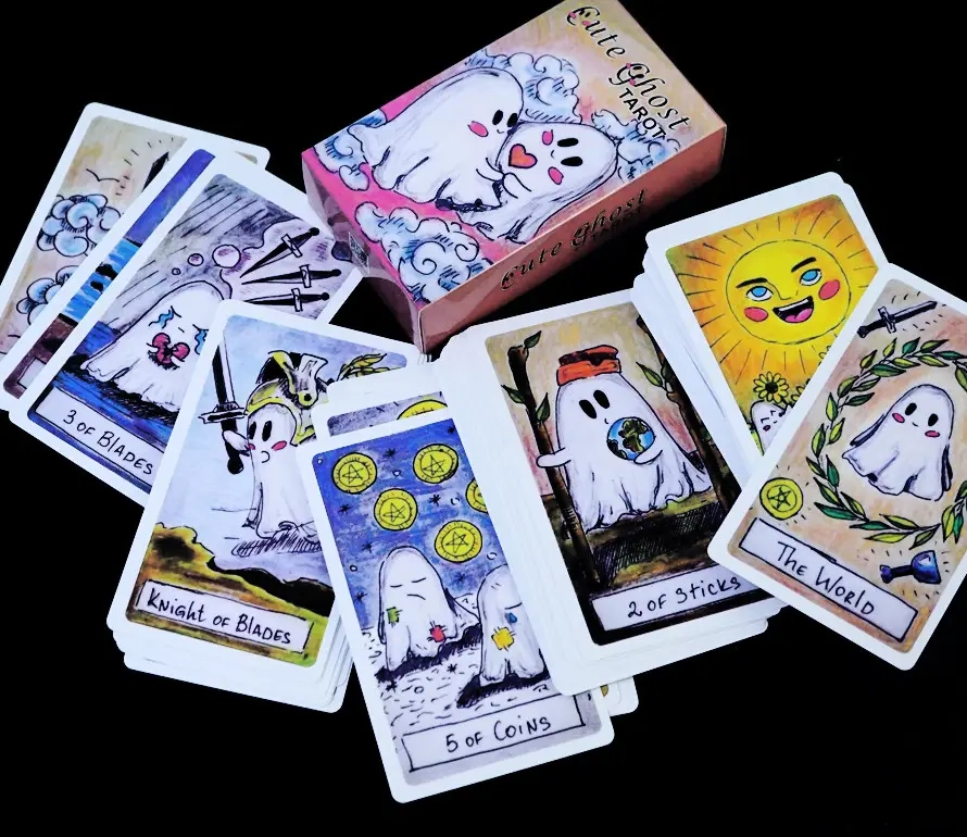 Карти ТАРО Милого Привида (Cute Ghost TAROT Cards) - 2 - KUBIX 