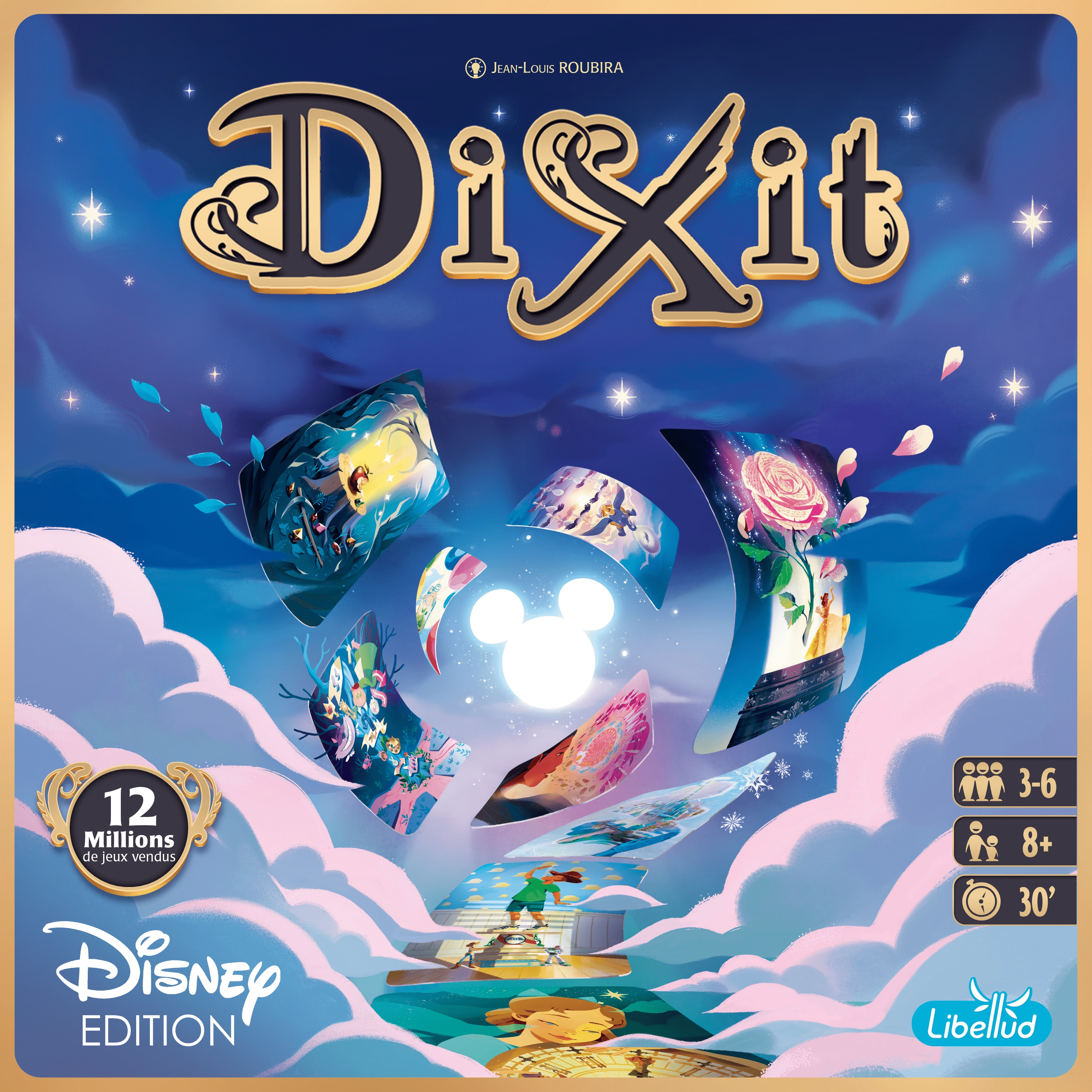 Настільна гра Діксіт. Дісней (Dixit. Disney) (FR) , бренду Libellud, для 3-6 гравців, час гри < 30хв. - 8 - KUBIX 
