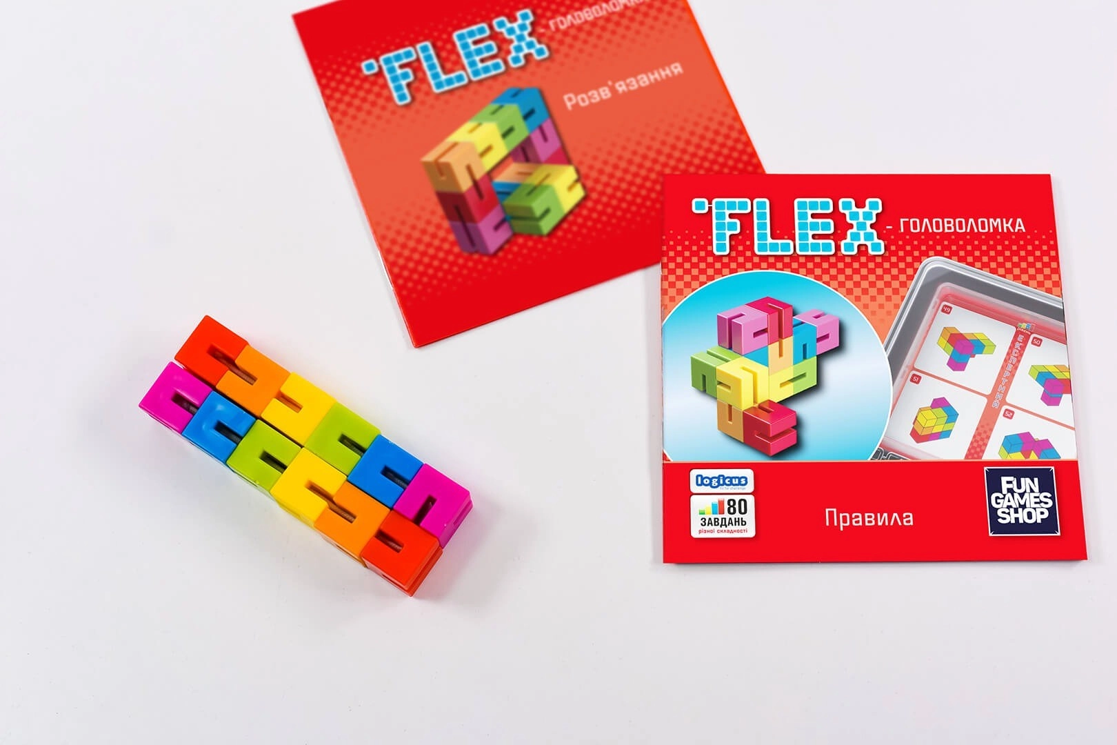 Настольная игра FLEX–головоломка, бренду Fun Games Shop, для 1-4 гравців - 3 - KUBIX 