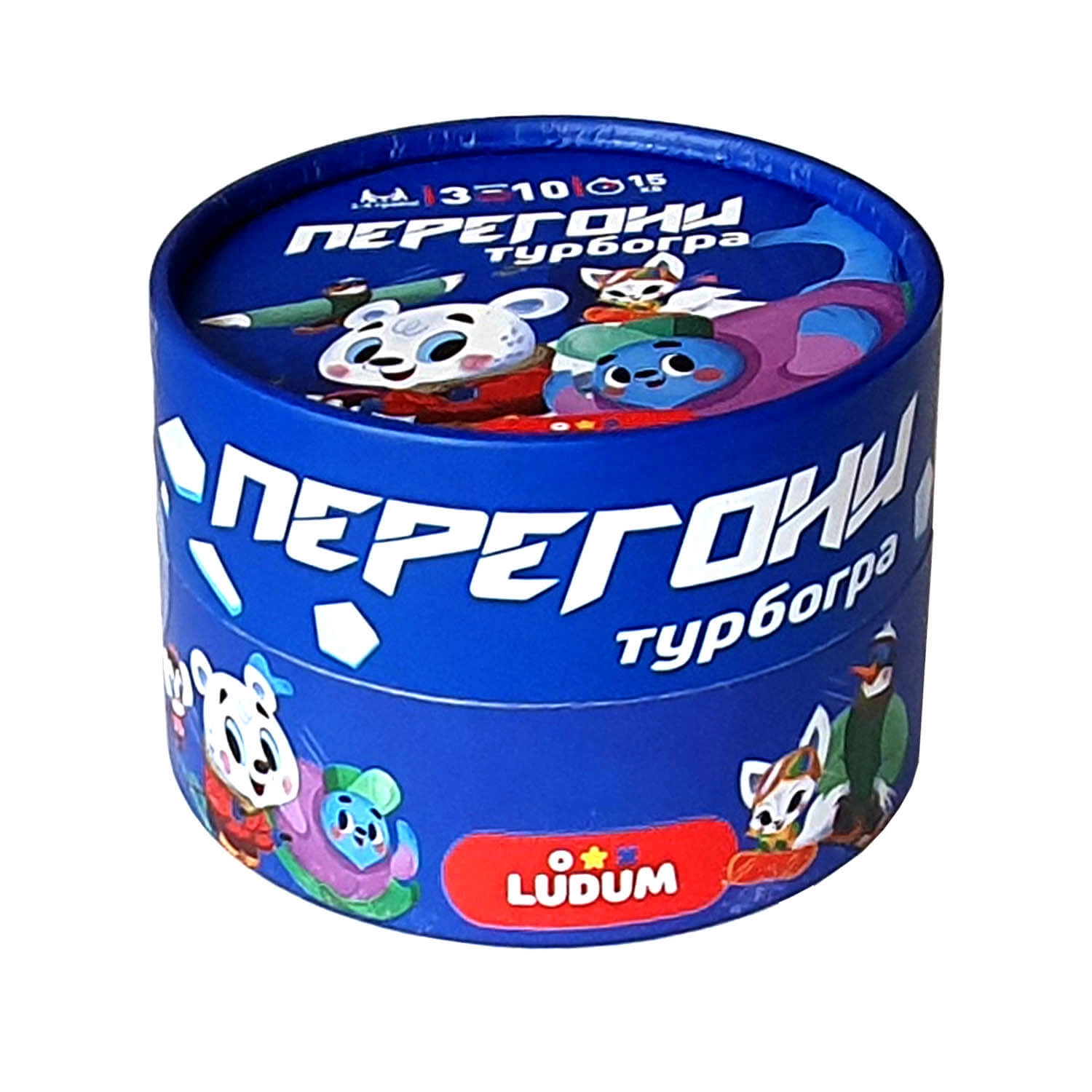 Настольная игра Турбогра: Гонки, бренду Ludum (Magdum), для 2-3 гравців - KUBIX
