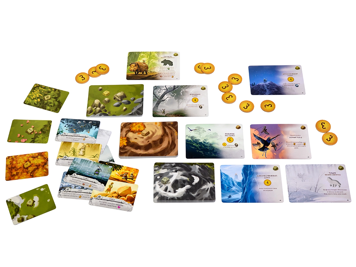 Настольная игра Эвердел. Стремкошир (Everdell: Spirecrest), бренду Игромаг, для 1-4 гравців, час гри > 60мин. - 12 - KUBIX 