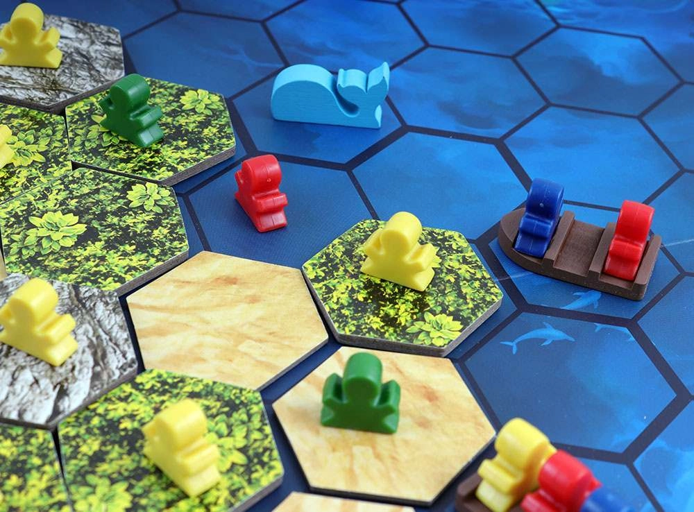 Настільна гра The Island: Вижити! Втеча з Атлантиди (Survive: Escape from Atlantis!), бренду Stronghold Games, для 2-4 гравців, час гри < 60хв. - 6 - KUBIX 