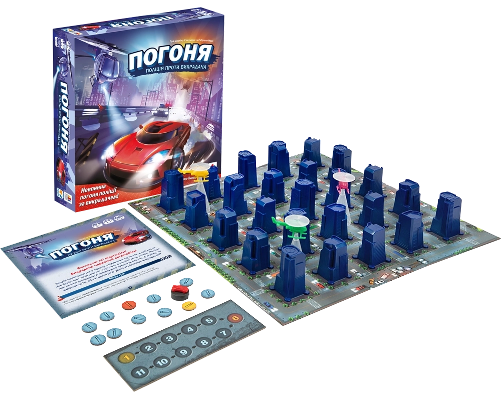 Настольная игра Погоня: полиция против похитителя (City chase), бренду Games 7Days, для 2-4 гравців, час гри < 30мин. - 4 - KUBIX 