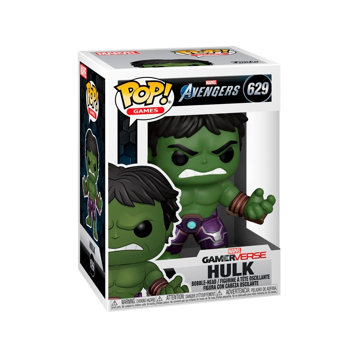 Игровая фигурка FUNKO POP! ХАЛК В ТЕХНО-КОСТЮМЕ (Hulk) Avengers: #629, бренду Funko - 4 - KUBIX 