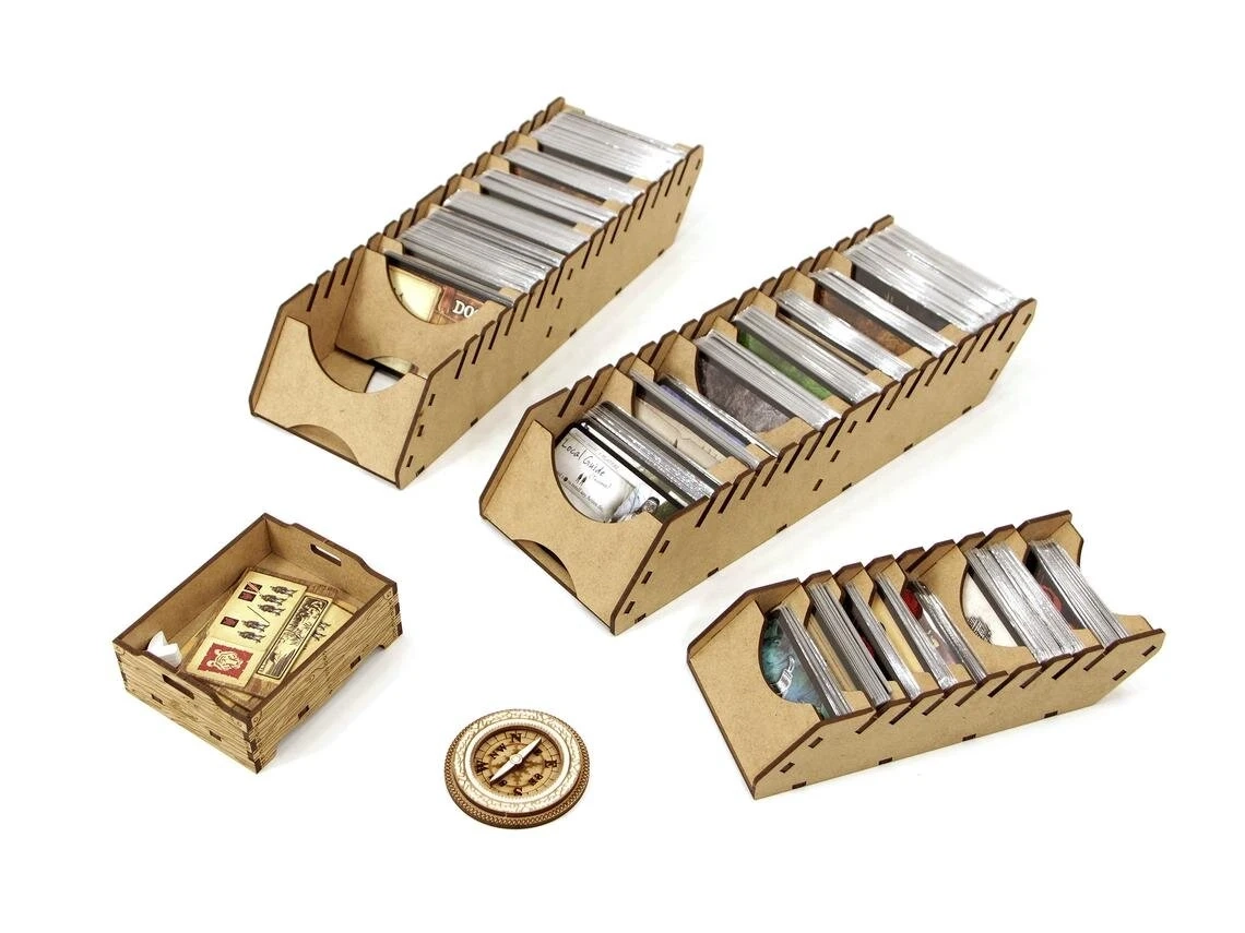Органайзер для настольной игры Robinson Crusoe 2 издания + дополнения (Organizer for boardgame Robinson Crusoe 2nd edition + Expansions), бренду Tower Rex - 4 - KUBIX 