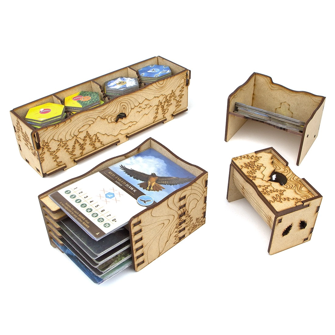 Органайзер для настольной игры Cascadia (Cascadia organizer), бренду Tower Rex - 10 - KUBIX 