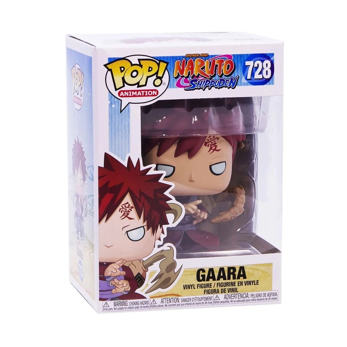Игровая фигурка FUNKO POP! ГААРА (Gaara) Naruto #728, бренду Funko - 6 - KUBIX 