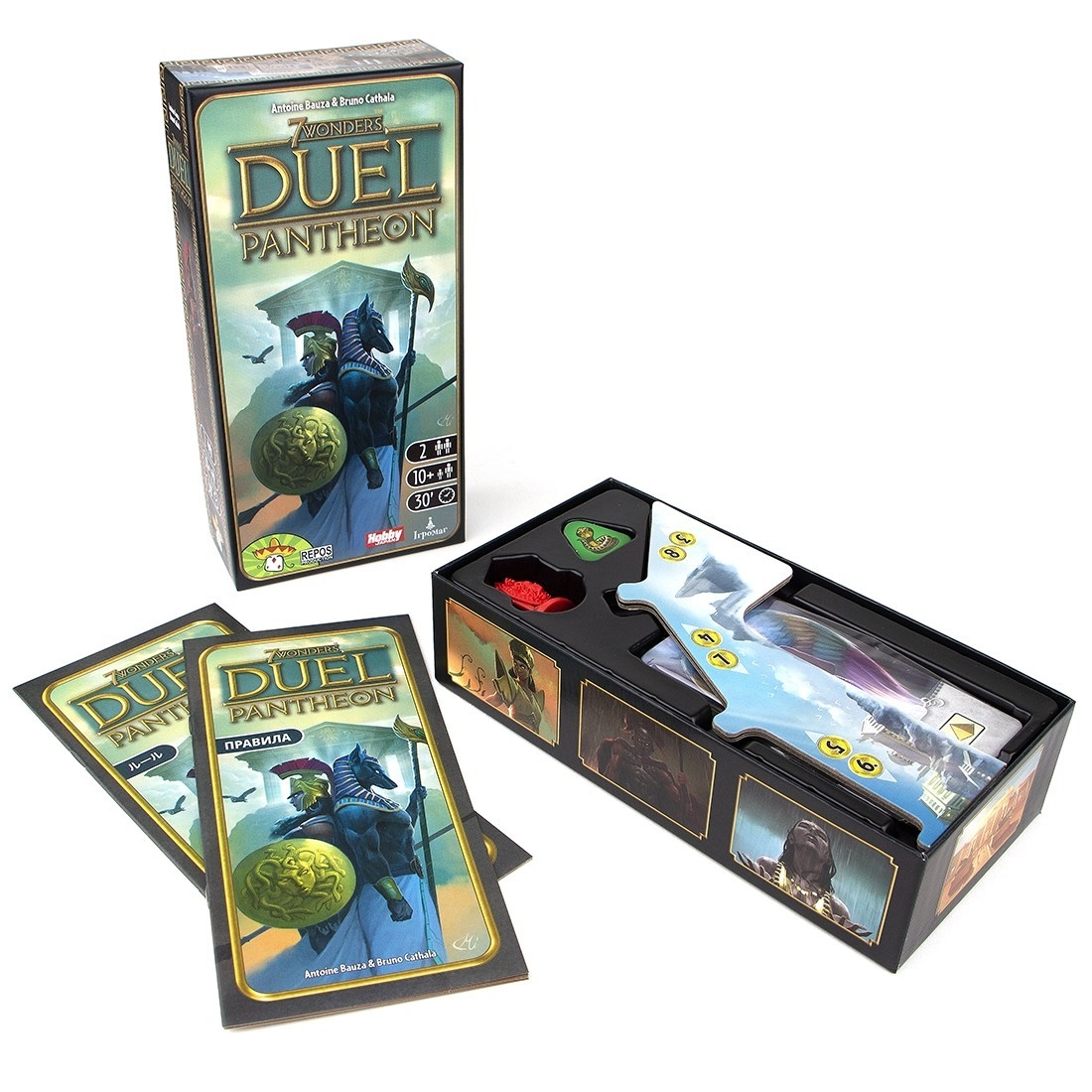 Настільна гра 7 Чудес Дуель: Пантеон (7 Wonders Duel: Pantheon), бренду Ігромаг, для 2-2 гравців, час гри < 30хв. - 3 - KUBIX 