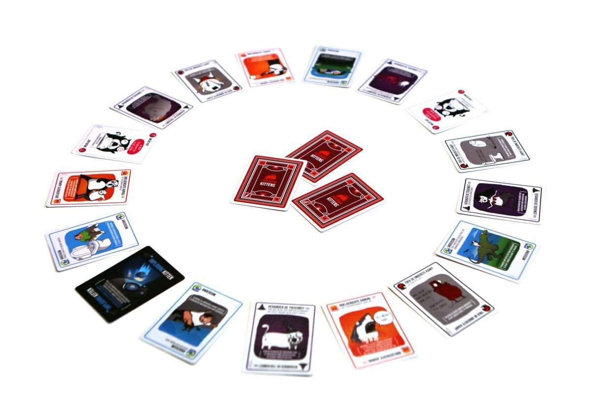 Настольная игра Взрывные котята. Сингулярные котята (Exploding Kittens. Imploding Kittens) (EN), бренду Exploding Kittens, для 2-6 гравців, час гри < 30мин. - 5 - KUBIX 