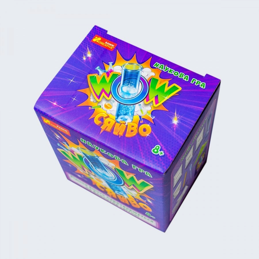 Набор для экспериментов Научная игра WOW сияние, бренду Ранок, для 1-4 гравців - 7 - KUBIX 